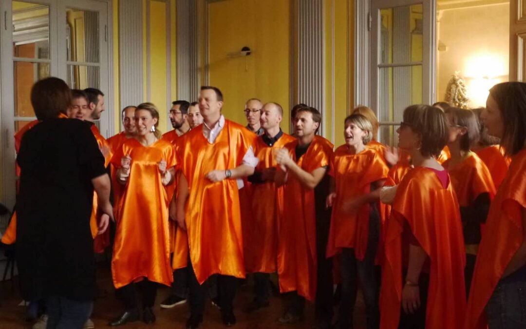 Un teambuilding vocal de fin d’année avec une chorale Gospel pour Sanofi